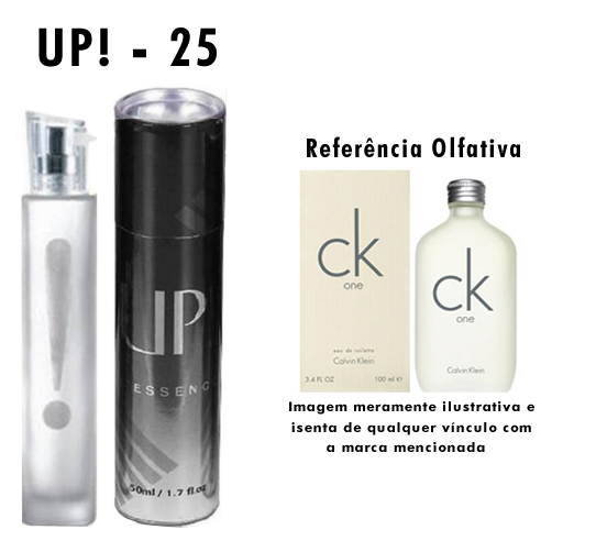 Perfume Unissex 50ml - UP! 25 - Ck One